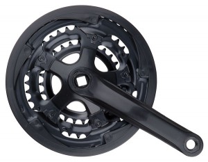 PRO-T trojpřevodník Fe/plast 28x38x48 zubů, černá, 18150