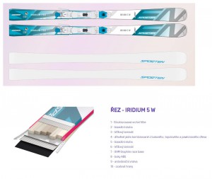 Sporten dámské sjezdové lyže Iridium 5 W + vázání Vist VSP 311, set + DÁREK