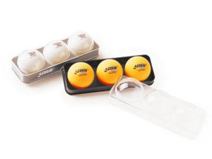 DHS míčky stolní tenis SUPER * * * , 3978, sada 3 ks