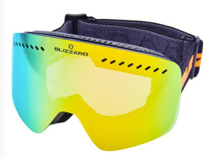 Blizzard lyžařské brýle 983 MDAVZO, black matt, smoke2, orange REVO