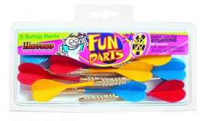Harrows šipky FUN DARTS,  steeltip