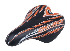 Selle Monte Grappa sedlo OK Go 995 - dětské 14-16", černo-oranžová, 07270