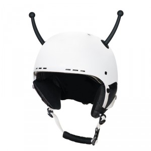 CrazyEars na ski i cyklo helmu TYKADLA BROUČEK - černé, č. 60