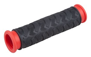 PRO-T grip barevný 49, černo-červená, pár, 12145
