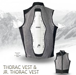 Head chránič páteře Thorac vest, senior, doprodej
