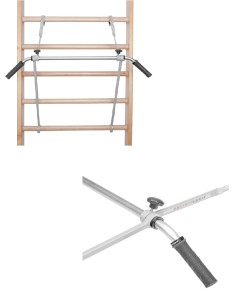 Apriori fitness HRAZDA na žebřiny KLOUB, tyč ocel - lomená