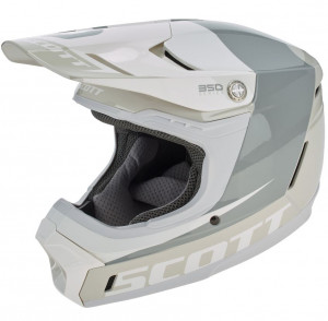 Scott motokros přilba 350 EVO PLUS CARRY ECE, white, 2022