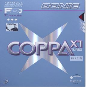 Donic potah na pálku ping pong Coppa X1 Turbo Platin, 14001208