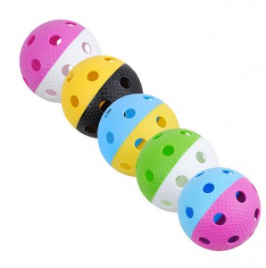 Tempish míček na florbal BULLET, sada 5 ks