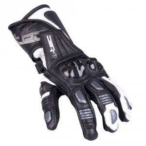 W-TEC pánské moto rukavice Decane, stříbrná, 9765