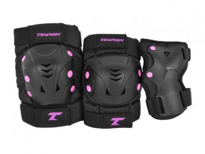 Tempish chrániče in line TAKY, sada (kolen, loktů a zápěstí), pink