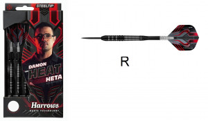 Harrows šipky Damon Heta 90%, steeltip, 23g, sada