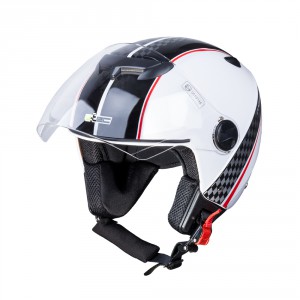 W-TEC moto přilba YM-617, Race White, 14701