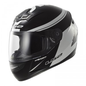 LS2 moto přilba Rookie Fluo Black-White, černo-bílá, 103522412