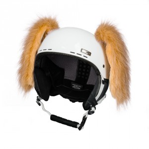 CrazyEars na ski i cyklo helmu PES - hnědý, č. 17