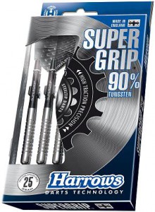 Harrows šipky SUPERGRIP 90 %, steeltip, 21g, sada