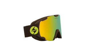 Blizzard Lyžařské brýle 938 MAVZO, black matt, smoke lens S21 + full revo yellow