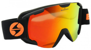 Blizzard lyžařské brýle 938 MDAVZO, black matt, smoke2, orange revo