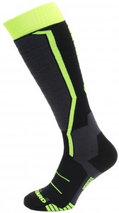 Blizzard dětské lyžařské ponožky Allround ski socks junior, black-anthracite-signal yellow