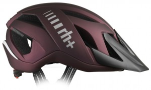 RH+ cyklo helma 3in1, matt bordeaux metal