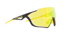 Red Bull spect sluneční brýle PACE-005, matt black, blue with yellow mirror, CAT3, 2nd lens transparent