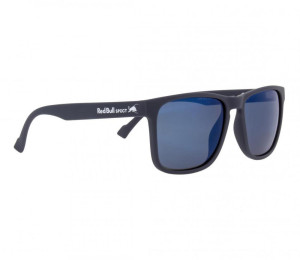 Red Bull spect sluneční brýle LEAP-001P, matt dark blue rubber, smoke with blue mirror, CAT3, POL, 55-17-145