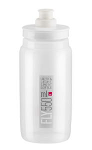 Elite láhev Fly 0,55l, čirá, šedé logo, 26256