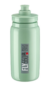 Elite láhev Fly 0,55 L, zelená Bianchi, šedé logo, 26256