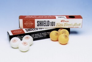 Shield ping pong míčky, 40 mm, 6 ks