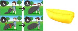Sedco nafukovací vak Sofair Banana, 9094