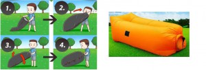 Sedco nafukovací vak Sofair Pillow lazy, 9095 OR