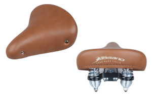 Selle Bassano sedlo Old Time R Retro, hnědá, 07075