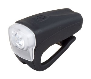 PRO-T světlo přední Plus 3 Watt LED dioda nabíjecí přes USB kabel 378 Silicone, černá, 05069