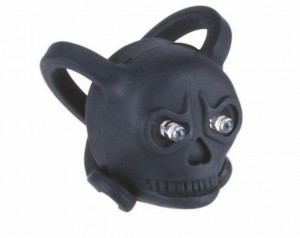 Yedoo světlo přední blikačka lebka - černá