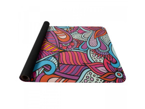 Yate podložka YOGA mat přírodní guma, vzor W, 1 mm