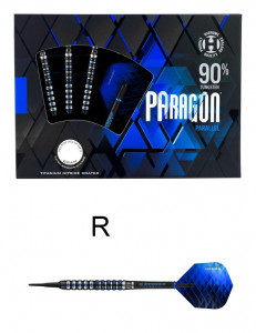 Harrows šipky Paragon 90%, softip, 18g, sada