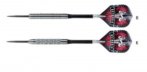 Harrows šipky ASSASSIN 80%, steeltip, 22g, sada