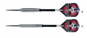 Harrows šipky ASSASSIN 80%, steeltip, 23g, sada