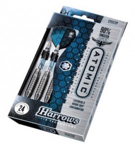 Harrows šipky ATOMIC 90 %, steeltip, 21g, sada