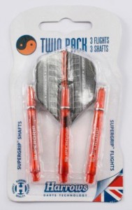 Harrows letky a násadky, Twin Pack, medium, sada