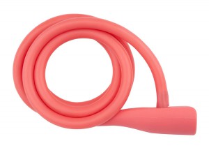 PRO-T zámek spirála M10 x 135cm Silicone, růžová, 23401