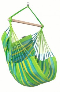 La Siesta houpací síť Domingo, basic caribic, DOC14R-48, lime