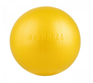 Ledraplastic míč OVERBALL, 23 cm, krátká zátka