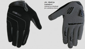 Polednik off road - motokros rukavice LINES, šedá