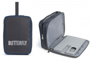 Butterfly pouzdro OTOMO na 2 pálky, antracitová/modrá