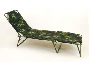 Jihokov skládací lehátko ARMY TRIO, třídílné