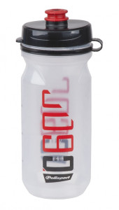 Polisport láhev POLISPORT C600 0,6 L, průhledná-černá-červená, 26401