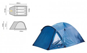 Yate stan JUNIPER 3, pro 2-3 osoby