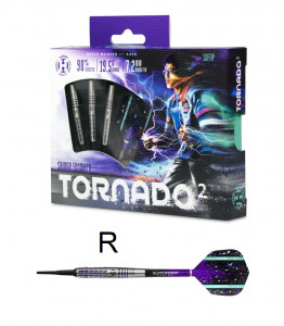 Harrows šipky The Tornado 2 90%, softip, 19,5g, sada