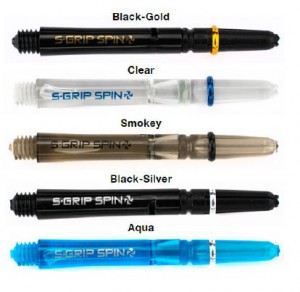 Harrows násadky Supergrip spin short, sada, 3 ks